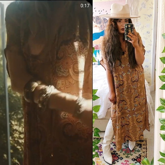 New Novella Royale Margot Caftan Rust Moroccan Sun - Picture 5 of 16